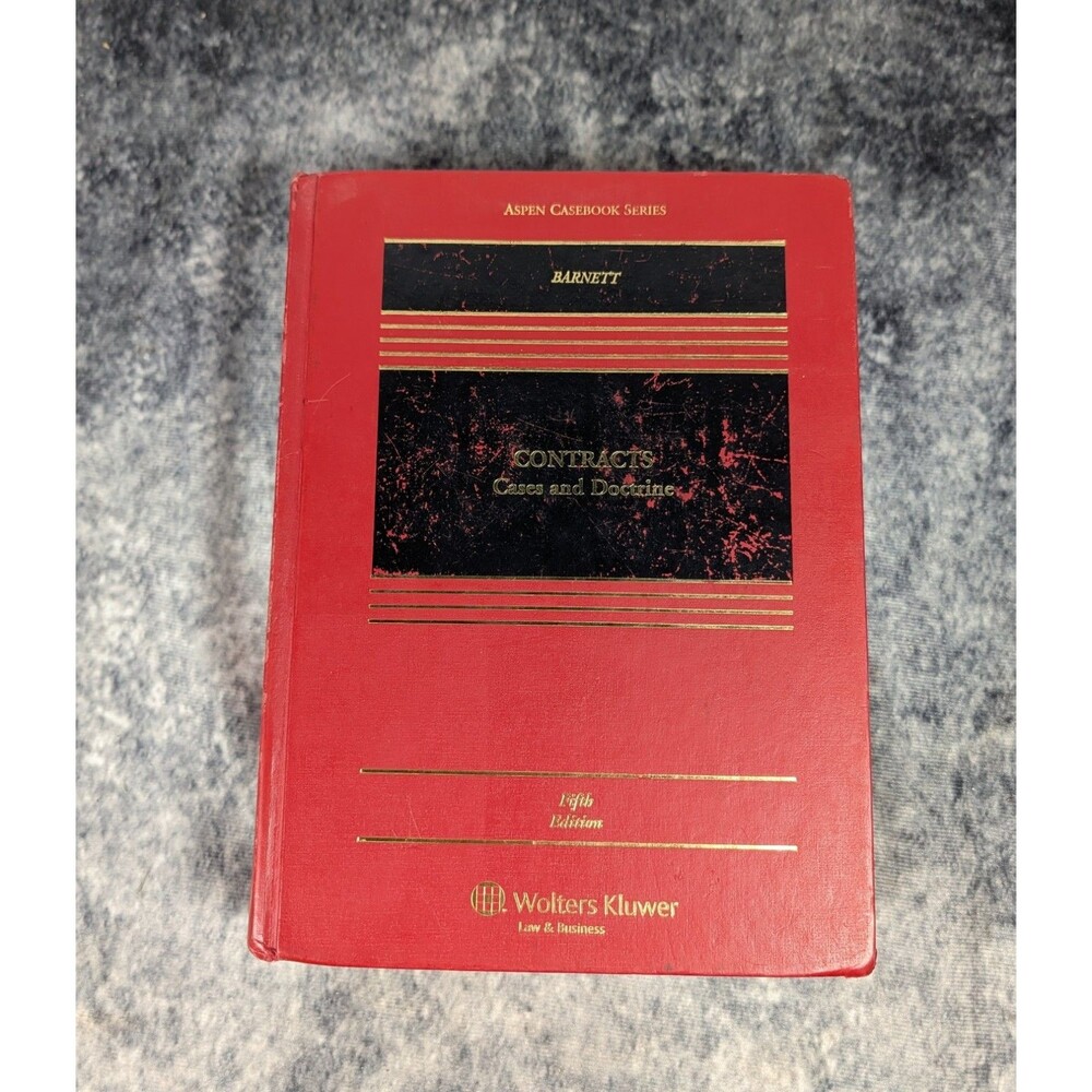 Contracts: Cases and Doctrines (Aspen Casebook Series), 5th Edition